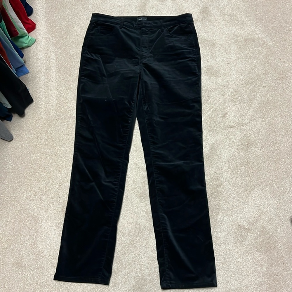 Talbots Velveteen Straight Leg Pant